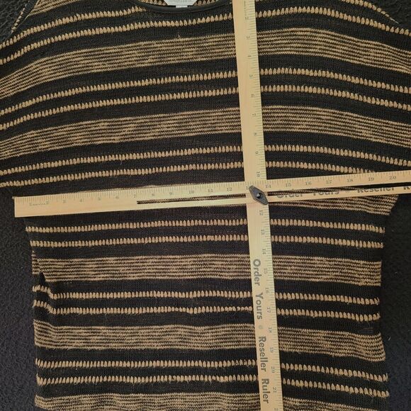 Charming Charlie Womens Top Multi-Color Size Small 3/4 Sleeve Pullover Striped - Picture 3 of 12